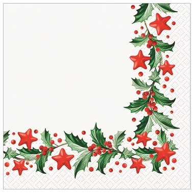 Paper Napkins 3-ply, 33 x 33 cm, 20 pcs, Christmas