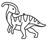 Suncatcher 88. DINO-PARASAUROLOPHUS