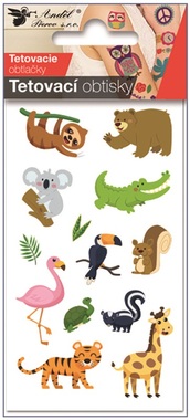 Tattoo Stickers 7,5 x 12 cm - Animals