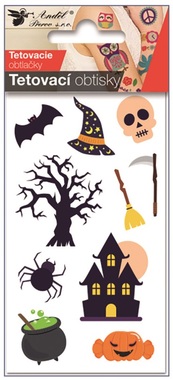 Tattoo Stickers 6 x  10 cm - Halloween House