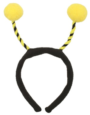  Headband with Feelers - Yellow