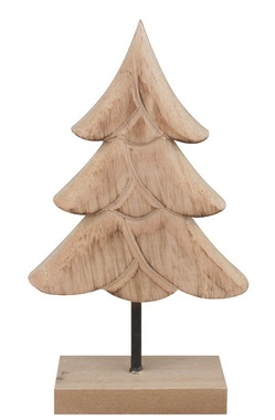 Standing Wooden Tree Natural 9 x 16 cm 