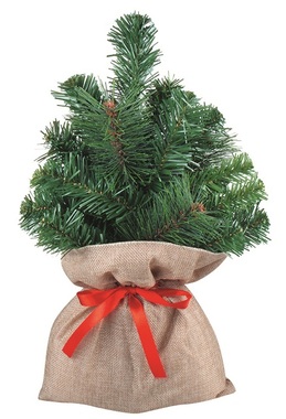 Artificial Tree in a Jute Sack Standing 40 cm