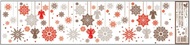 Self-Adhering Window Decoration 64x15 cm, Hanging Ornaments