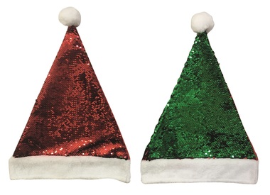 Santa Hat with Reversible Sequins