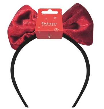 Headband with Velvet Bow 17 x 20 cm