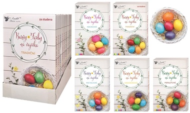 Egg Dye MIX of 5 types, 10 boxes