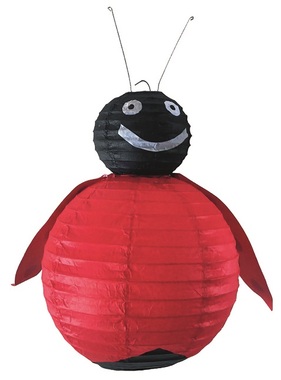 Ladybug Lantern 22 x 28 cm