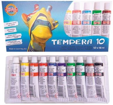 Tempera Colors, 10 pcs