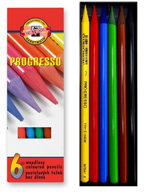 Set of 6 Pencils in Varnish (PROGRESSO)