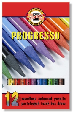 Set of 12 Pencils in Varnish (PROGRESSO)