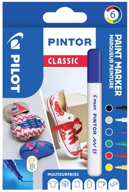 Pilot Pintor Classic 0,7 mm, 6 pcs