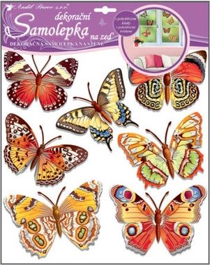 Wall Sticker 3D Butterflies 30,5x30,5 cm