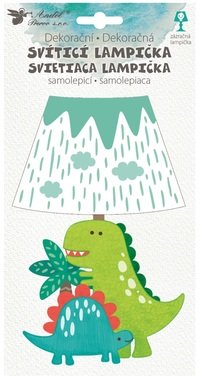 Lamp Sticker LED, 19 cm, Dino