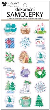 Stickers Xmas 10 x 21 cm