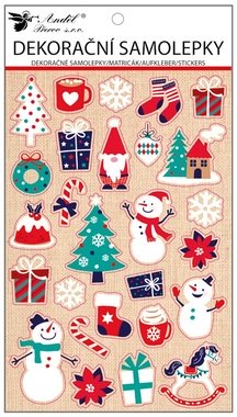 Xmas Stickers 14,5 x 25 cm