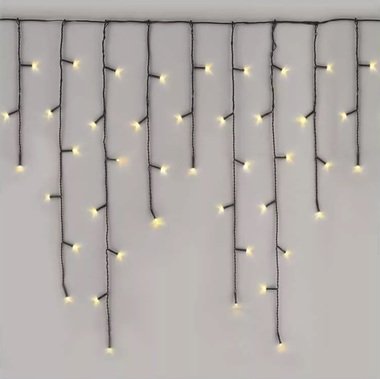 Christmas LED lights 10m Waterfall- 600 LED warm white lights+5 m cord