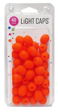 Light Caps Orange 40 pcs