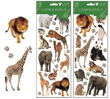 Stickers 30x12 cm ZOO