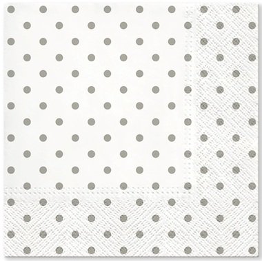 Paper Napkins 3-ply, 33 x 33 cm, 20 pcs, Dots