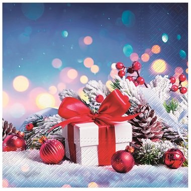 Paper Napkins 3-ply, 33 x 33 cm, 20 pcs, Christmas