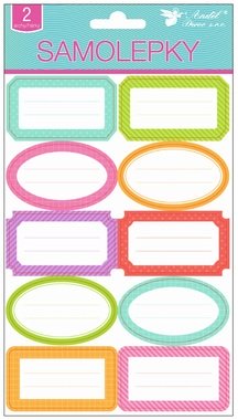 Write-on Stickers 2 Sheets 21 x 14 cm 