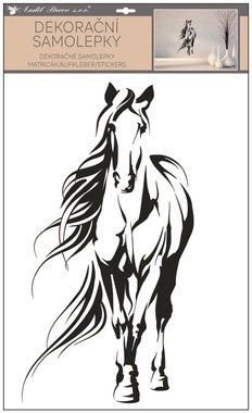 Wall Sticker Black Horse 42 x 60 cm