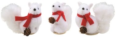 Standing Plush Squirrel 9 cm