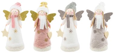 Standing Plush Angel 20 cm, Assorted