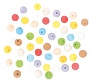 Balls 15 mm, 50 pcs, Paper Pulp, assorted colours