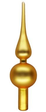 Glass Tree Topper 24 cm, Gold