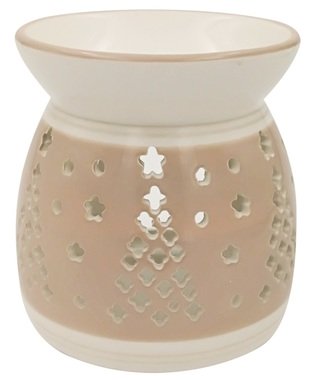 Ceramic Aroma Lamp with Trees 10 cm 