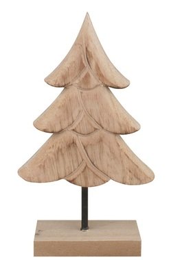 Standing Wooden Tree Natural 9 x 16 cm 