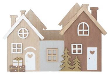 Wooden Box Houses 30 x 20 x 13 cm 