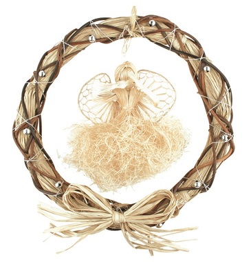 Wreath with Angel 23 cm