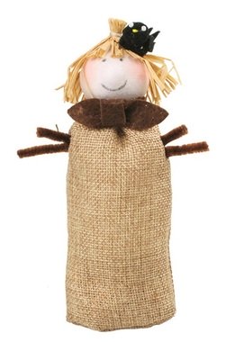 Scarecrow 18 cm, Jute 