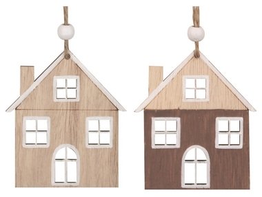 Wooden Hanging House 7 x 8 cm