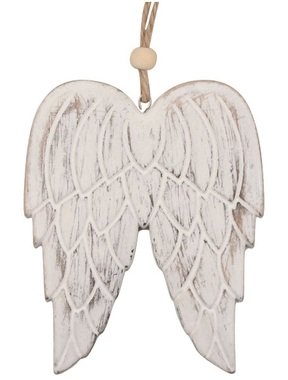 Hanging Wooden Wings Beige 15,5 cm 