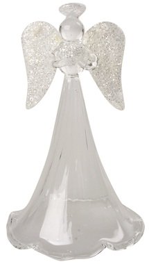 Standing Glass Angel 11 cm