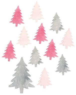 Wooden trees 4 cm 12 pcs