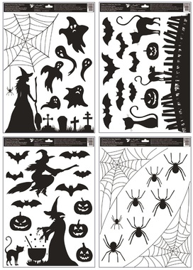 Window Clings Creepy Halloween 35 x 50 cm 