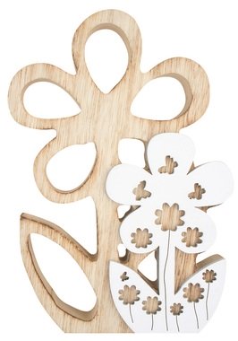 Standing Wooden Flower 18 cm