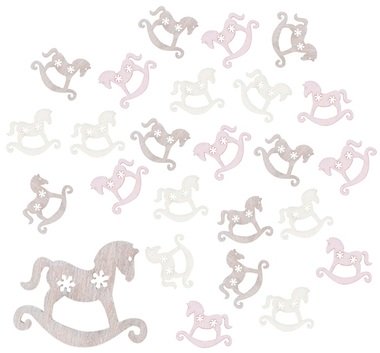 Wooden Rocking Horses 2 cm, 24 pcs