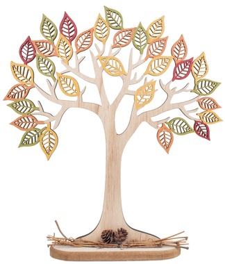 Wooden Autumn Tree Beech 30 cm 