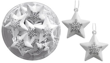 Hanging Metall Bells Star Shape 4,5 cm, 12 pcs