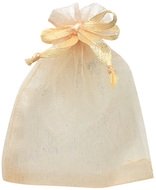 Apricot Organza Bag 9x12cm