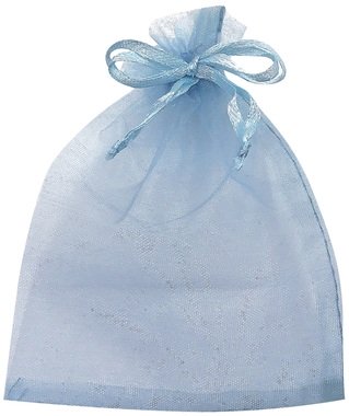 Sky blue Organza Bag 5x7 cm