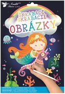 6622 Vyškrabávací obrázky 2 archy 16,5 x 21 cm MOŘSKÁ PANNA-1