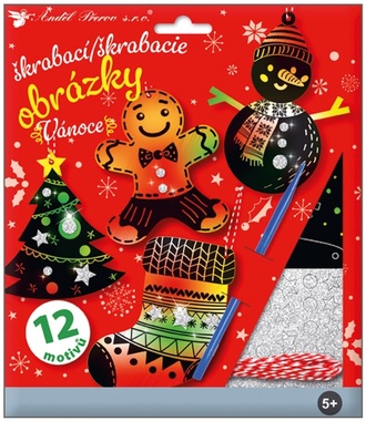 Scratch Art Set Christmas 19 x 22 cm 