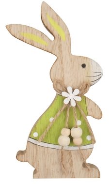 Standing Wooden Rabbit 15 cm